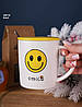 Чашка з кришкою та ложкою Smile, 425 мл, фото 4