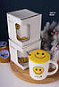 Чашка з кришкою та ложкою Smile, 425 мл, фото 6