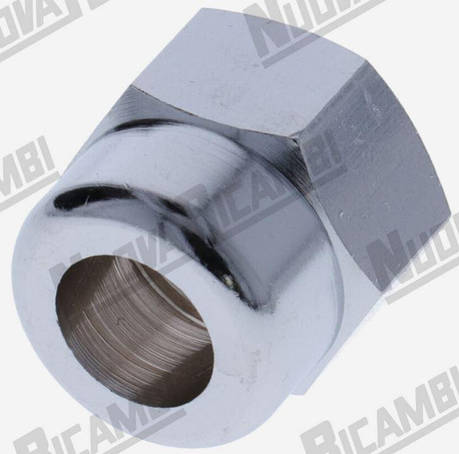 Хромована гайка стімеру кавомашини 3/8 - ключ 22 мм - BEZZERA, фото 1