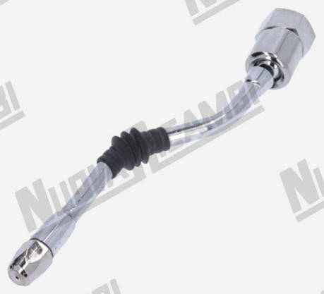 Оригінальний правий стімер з нержавіючої сталі - Ø 8 мм - 3/8F - д. 165 мм - для кавомашини ASTORIA CMA / WEGA / Miniwega, фото 1