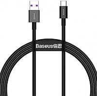 Кабель BASEUS Type-C Superior Series Fast Charging Data |200 см, 6A, 66W| (CATYS-A01) black