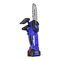 Електропила Chain Saw 10'', Ланцюгова пила, Акумуляторний апарат для різання дров, фото 4