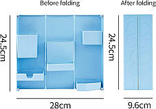 Органайзер Folding Storage Box для канцелярського приладдя, Підставка для канцелярії, Кейс для дрібниць, фото 2