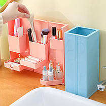 Органайзер Folding Storage Box для канцелярського приладдя, Підставка для канцелярії, Кейс для дрібниць, фото 5