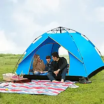 Намет автоматичний G-Tent 200 х 140 х 110 см, Трисезонний намет, фото 2