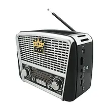 Радіо RX-BT455S Golon FM, ФМ приймач з флешкою, Переносний радіоприймач, фото 5