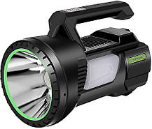Ручний акумуляторний ліхтар KE-47715 KLAUS rechargeable flashlight 4800mA, Кемпінговий ліхтарик, фото 5