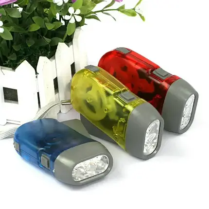 Ручний ліхтар 003 Hand-pressing Flash Light, Світлодіодний LED ліхтарик, фото 1