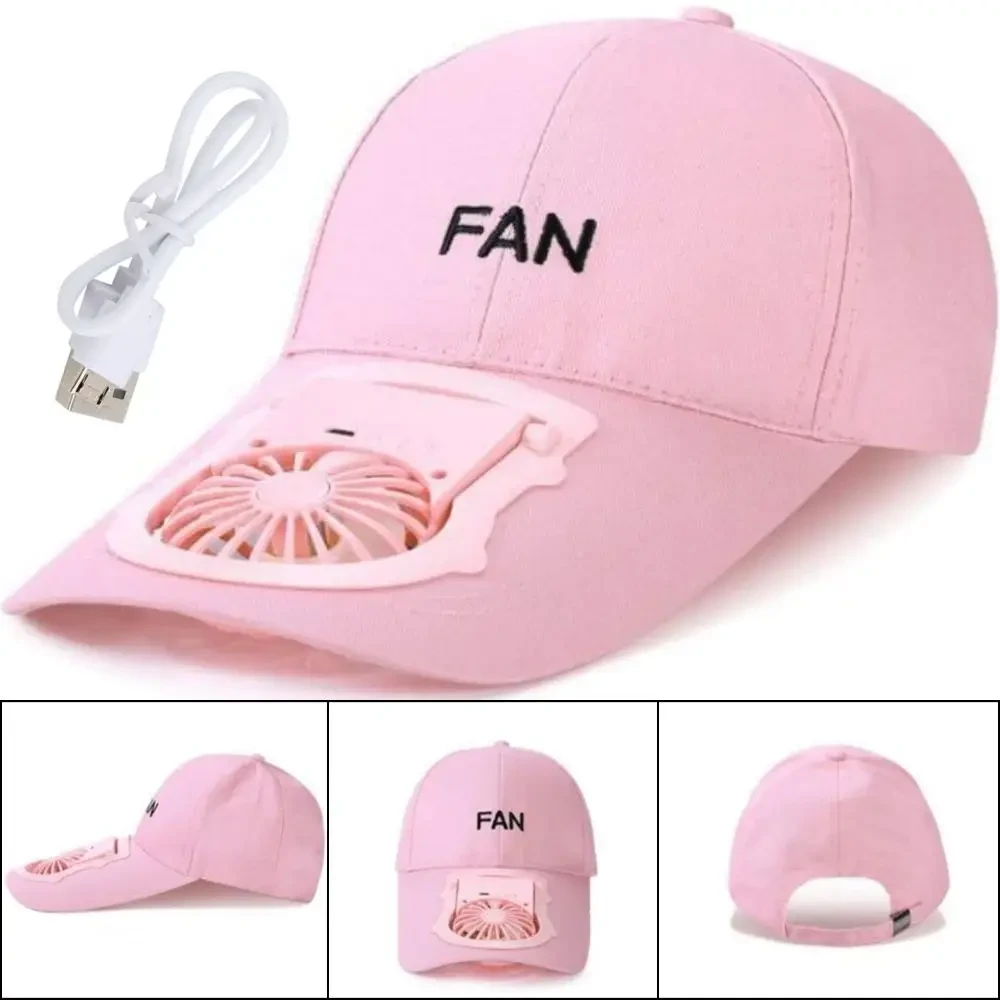 Кепка з Вентилятором Fan RS-75, Бейсболка з охолоджувальним Пристроєм у Козирку