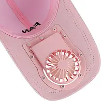 Кепка з Вентилятором Fan RS-75, Бейсболка з охолоджувальним Пристроєм у Козирку, фото 3