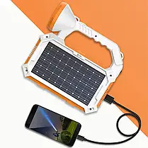 Ліхтар OKGO FA-7009 Multifunctional solar portable lamp, Мультифункціональний ліхтарик, фото 6