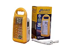 Ліхтар лампа HK-400B AKKO Rechargeable Emergency Led Lamp 26 Led, Мультифункціональний LED ліхтарик, фото 4