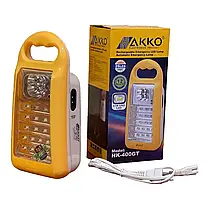 Ліхтар лампа HK-400B AKKO Rechargeable Emergency Led Lamp 26 Led, Мультифункціональний LED ліхтарик, фото 6