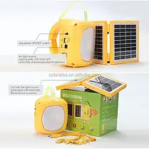Ліхтар ручний Power Master із сонячною батареєю, Акумуляторний ліхтарик, LED ліхтар, фото 3