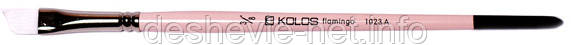 Синтетика кутова, Flamingo 1023A, № 3/8, к. р, пензель KOLOS, фото 2