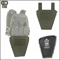 Напашник олива з м'яким балістичним захистом 1А. Фартух M-Tac протиосколковий для захисту паху та живота.