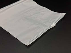 Пакети поліетиленові з замком “СЛАЙДЕР” Білий матовий 20х25см / Пакети поліетиленові з замком “СЛАЙДЕР” Білий матовий 20х25см