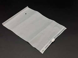 Пакети поліетиленові з замком “СЛАЙДЕР” Білий матовий 14х20см / Пакети поліетиленові з замком “СЛАЙДЕР” Білий матовий 14х20см