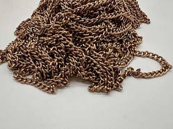 Ланцюжок для сумок з роз'ємними ланками. Колір мідь. 9мм / Ланцюжок для сумок з роз'ємними ланками. Колір мідь. 9мм