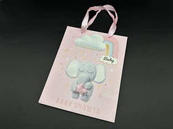 Подарунковий пакет. Слоник. 18х23х8см / Подарунковий пакет. Слоник. 18х23х8см