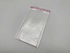 Конверт Поштовий 1522+4 Бандерольний з повітряним прошарком і відривною стрічкою. Колір білий / Конверт Поштовий 1522+4