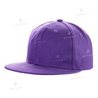 Кепка с прямым козырьком snapback пурпурная (7982)