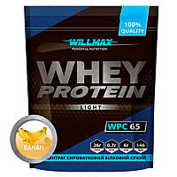 Протеин Willmax Whey Protein 65 Light 1000 г Банан