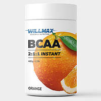 Амінокислоти Willmax BCAA 400 г Апельсин