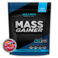 Гейнер Willmax Mass Gainer Pro 2000 г Бабл-Гам