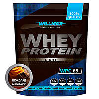 Протеїн  Willmax Whey Protein 65 Light 1000 г Шоколад - Апельсин