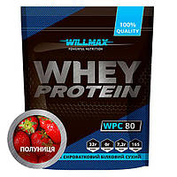 Протеїн Willmax Whey Protein 80 920 г Полуниця