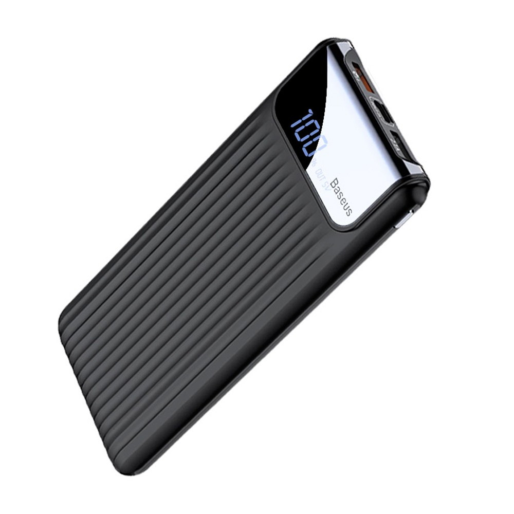 Зарядний пристрій Power Bank Baseus Thin Digital 10000 mAh Black (PPYZ-C01)