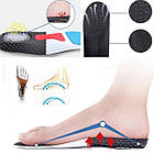 Ортопедичні Устілки для Взуття Універсальні з Жорстким Супінатором та Гелевою П'ятою, фото 2