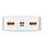 Повербанк 20000 мА·год 20 Вт 2x USB Type-C білий Baseus Bippow789ML-M02, фото 3