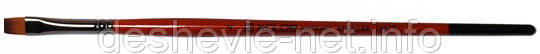 Синтетика плоска, Carrot 1097F, № 2, коротка ручка, пензель KOLOS