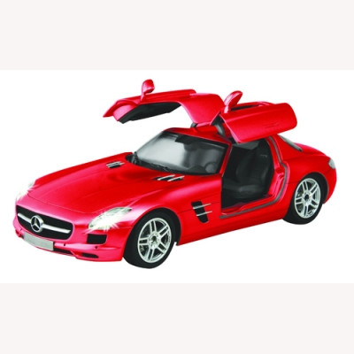 Игрушка автомобиль на Р/У MERCEDES-BENZ-SLS-AMG красный 1:16 Auldey LC258810-2 Поврежденная УПАКОВКА - фото 1 - id-p370936218