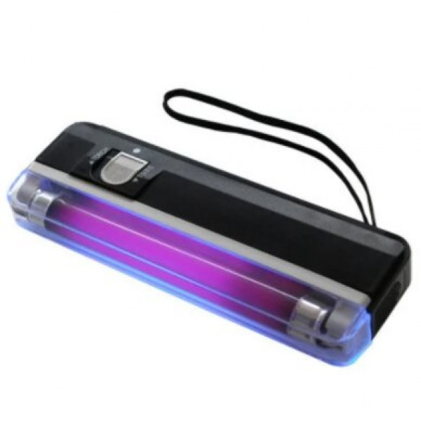 Ультрафиолетовая лампа DL-01, детектор валют ручной из пластика черный (ART-2289) SKL - фото 1 - id-p2061758401