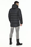Чоловіча зимова курточка з манжетами колір графіт модель 63537 50 (L), фото 4