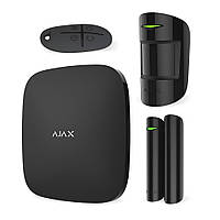 Комплект беспроводной сигнализации Ajax StarterKit black ( Hub/MotionProtect/DoorProtect/SpaceControl )