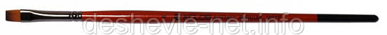Синтетика плоска, Carrot 1097F, №18, коротка ручка, пензель KOLOS