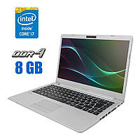 Ультрабук Clevo N141ZU / 14" (1920x1080) IPS / Intel Core i7-8565U (4 (8) ядра по 1.8 - 4.6 GHz | всё для