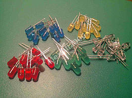 Набір світлодіодів 5 мм LED 5m 50шт.