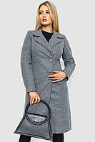 Пальто женское, цвет серый, 186R290