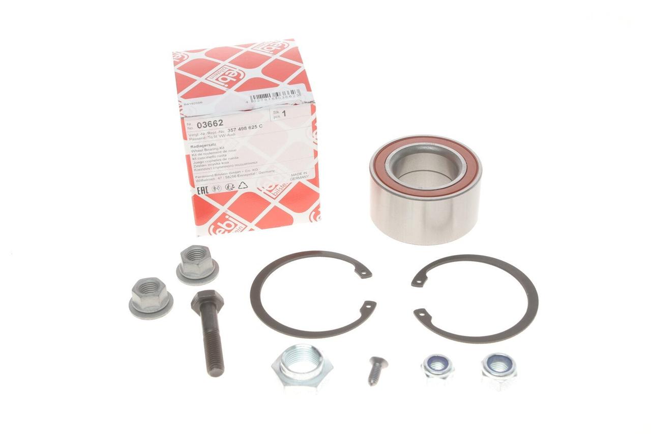 Підшипник передньої маточини FEBI 03662 Volkswagen Golf, Passat, Polo, Vento, Jetta, Caddy; Seat Cordoba, Ibiza,