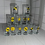 Набір чарок "Електрику" 60 мл ціна за 12 шт в подарунковій коробці, фото 3