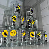 Набір чарок "Електрику" 60 мл ціна за 12 шт в подарунковій коробці, фото 4