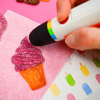 Стержень для 3D-ручки Polaroid Candy pen, клубника, розовый (40 шт) (PL-2505-00) g