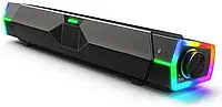 Компьютерные колонки Fishcovers Bluetooth для настольного монитора ПК, звуковая панель для ПК с RGB-подсветкой