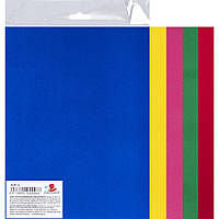 Набор цветной односторонней флокированной бумаги А4 5 штук разного цвета FLPC-5/044466 в упаковке 5 шт