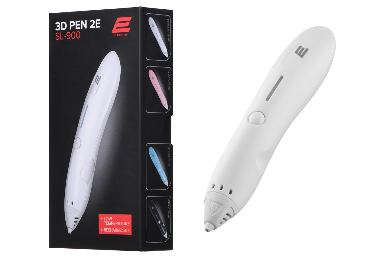 3D ручка 2Е для роботи з PCL-пластиком Білий (2E-SL-900WH)